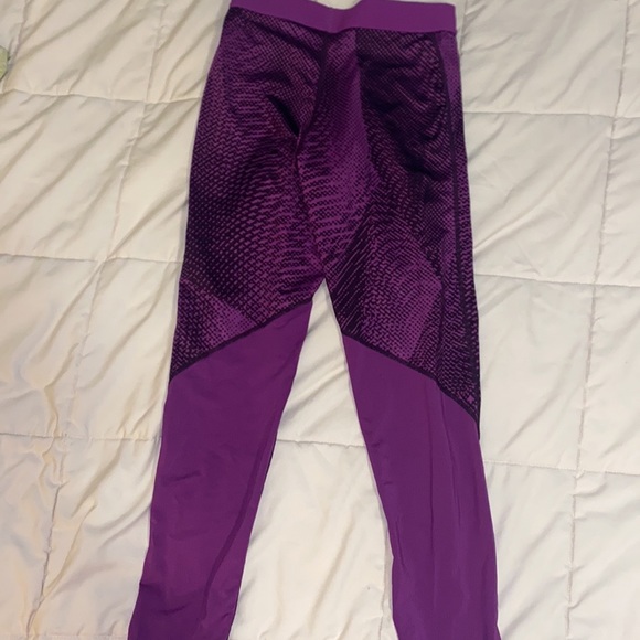 Nike Pro- Purple Running Pants Youth Girls XL - Picture 2 of 5